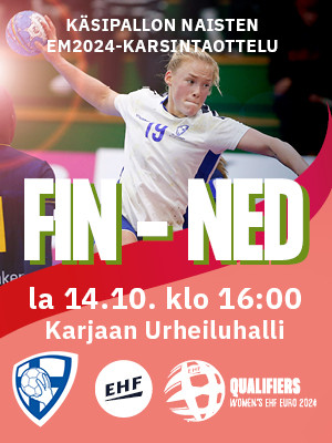 Naisten EM2024-karsintaottelu FIN-NED 