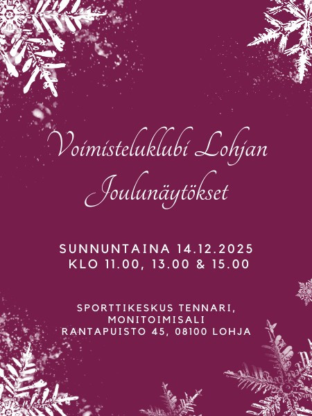 Voimisteluklubi Lohjan Joulunäytökset
