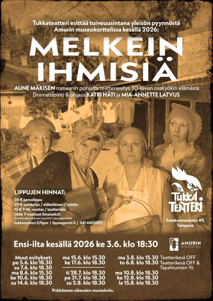 Melkein ihmisiä - S-Etu näytös
