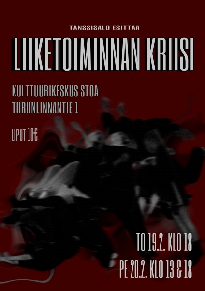 Laajasalon opiston tanssilinja: Liiketoiminnan kriisi