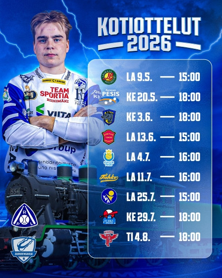 Riihimäen Pallonlyöjien Miesten Suomensarjan 2026 kausikortti