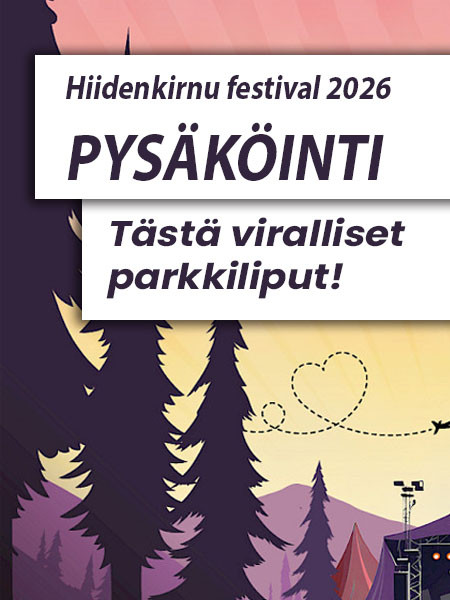 Hiidenkirnu festival 2026 -pysäköinti