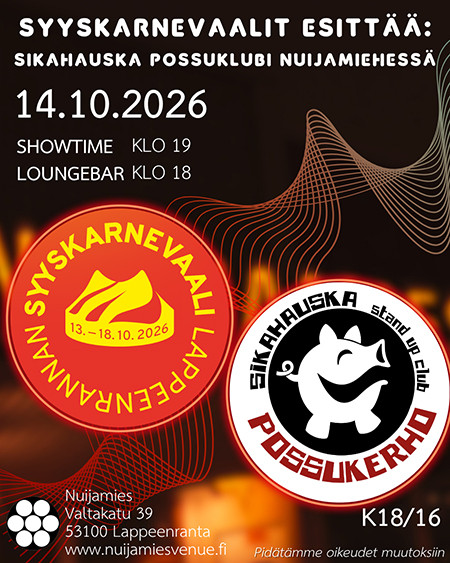 POSSUKLUBI klo 19:00