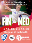 Naisten EM2024-karsintaottelu FIN-NED 